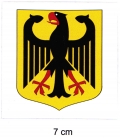 Deutschland Bundesadler Wappen | 7x7 cm (Aufkleber)