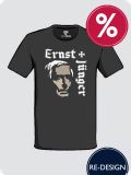 Ernst Jünger | Bio Premium-Shirt im ReDesign (Schwarz)